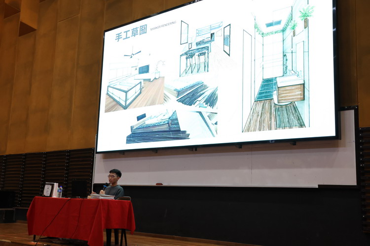宽中古来分校校庆艺术展讲座带领学生感受设计
